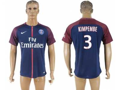 Paris Saint-Germain #3 Kimpembe Home Soccer Club Jersey1