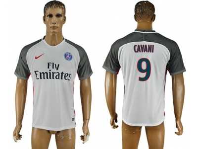 Paris Saint-Germain #9 Cavani Away Soccer Club Jersey2