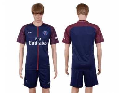 Paris Saint-Germain Blank Home Soccer Club Jersey