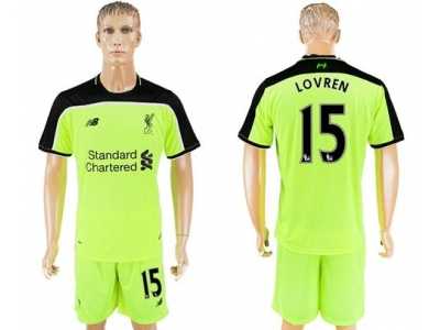Liverpool #15 Lovren Sec Away Soccer Club Jersey