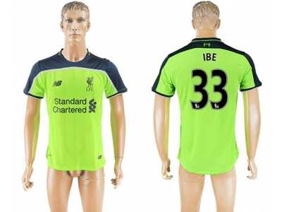 Liverpool #33 IBE Sec Away Soccer Club Jersey1