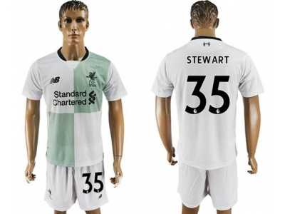 Liverpool #35 Stewart Away Soccer Club Jersey1