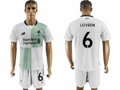 Liverpool #6 Lovren Away Soccer Club Jersey1