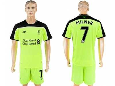 Liverpool #7 Milner Sec Away Soccer Club Jersey