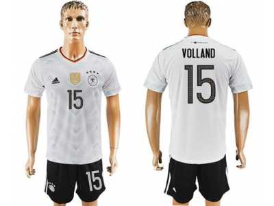 Germany #15 Volland White Home Soccer Country Jersey