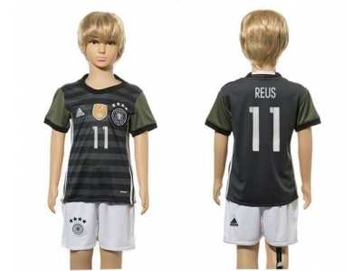 Germany #11 Reus Away Kid Soccer Country Jersey