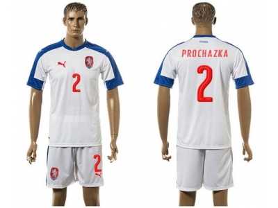 Czech #2 Prochazka Away Soccer Country Jersey