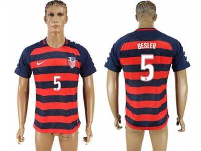 USA #5 Besler Away Soccer Country Jersey