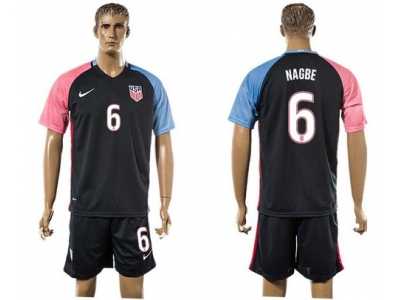 USA #6 Nageb Away Soccer Country Jersey