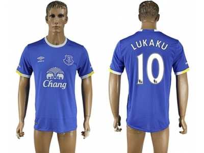 Everton #10 Lukaku Home Soccer Club Jersey3