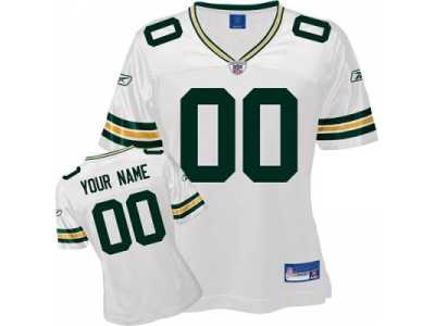 Customized Green Bay Packers Jersey White Football