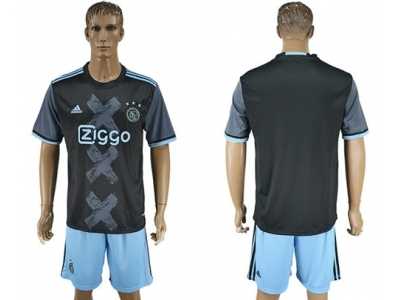 Ajax Blank Away Soccer Club Jersey3