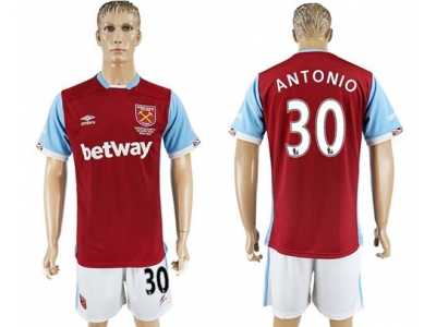 West Ham United #30 Antonio Home Soccer Club Jersey