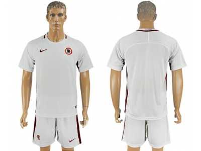 Roma Blank Away Soccer Club Jersey3