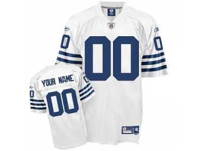 Customized Indianapolis Colts Jersey Eqt White Football Jerses