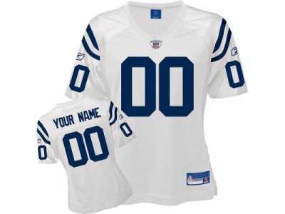 Customized Indianapolis Colts Jersey Retired Legends White Football