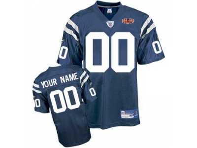 Customized Indianapolis Colts Jersey Team Color Super Bowl Xliv Football Jersey