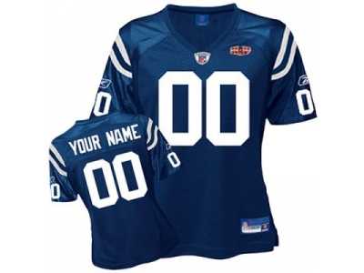 Customized Indianapolis Colts Jersey- Team Color Super Bowl Xliv Football