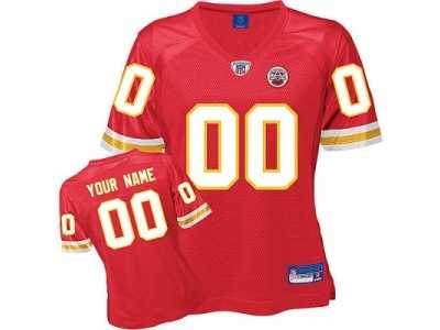 Customized Kansas City Chiefs Jersey Team Color Football