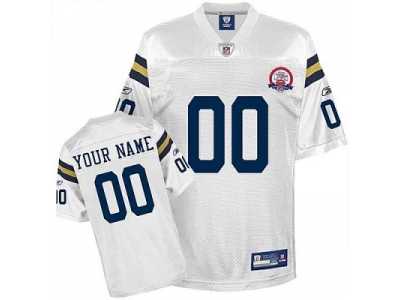 Customized New York Jets Jersey Titans Of New York Afl 50th Anniversary White Football