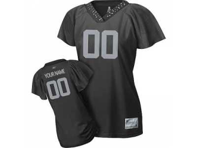 Customized Oakland Raiders Jersey Women Field Flirt Fashion Football