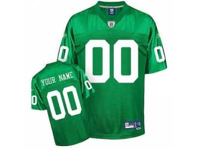 Customized Philadelphia Eagles Jersey 1960 Eqt Light Green Team Color Football