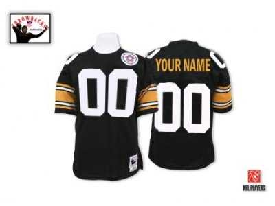 Customized Pittsburgh Steelers Jersey Throwback Black Football