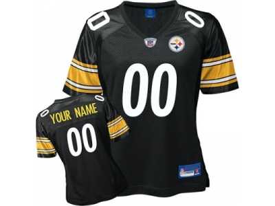 Customized Pittsburgh Steelers Jersey Women Team Color Football