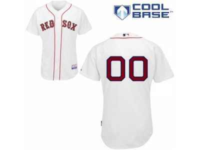 Customized Boston Red Sox Jersey White Home Cool Base Baseball