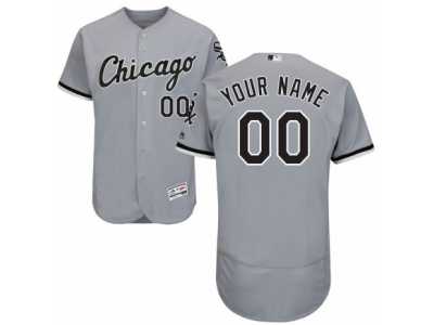 Men's Majestic Chicago White Sox Customized Grey Flexbase Authentic Collection MLB Jersey