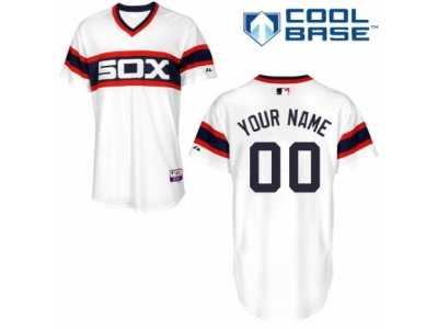 Women's Majestic Chicago White Sox Customized Replica White 2013 Alternate Home Cool Base MLB Jersey