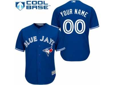 Youth Majestic Toronto Blue Jays Customized Replica Blue Alternate MLB Jersey