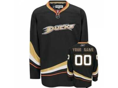 Customized Anaheim Ducks Jersey Black Home Man