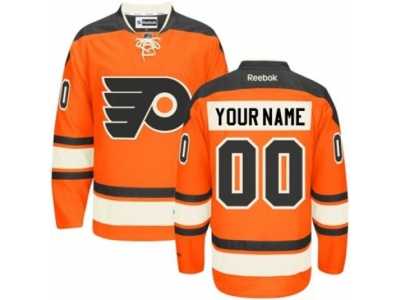 Women's Reebok Philadelphia Flyers Customized Authentic Orange New Third NHL Jersey