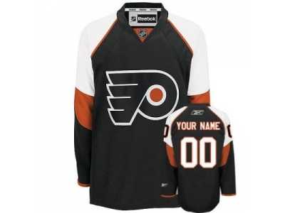 Customized Philadelphia Flyers Jersey Black Third Man