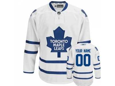 Customized Toronto Maple Leafs Jersey White Road Man