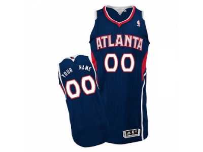 Customized Atlanta Hawks Jersey Revolution 30 Blue Road Basketball