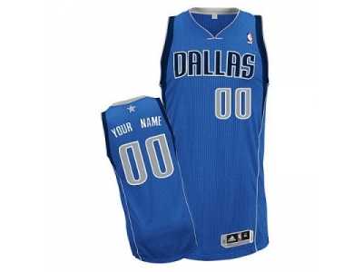 Customized Dallas Mavericks Jersey Revolution 30 Blue Road Basketball