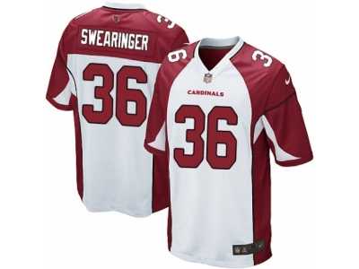 Men's Nike Arizona Cardinals #36 D. J. Swearinger Game White NFL Jersey