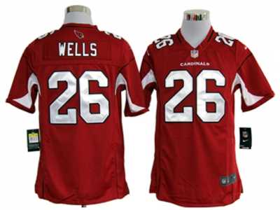 Nike NFL Arizona Cardinals #26 Chris Wells Red Game Jerseys