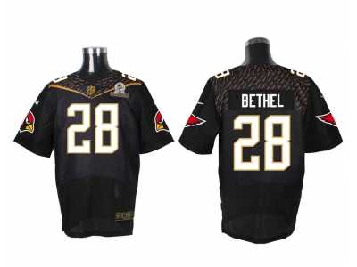 2016 PRO BOWL Nike Arizona Cardinals #28 Bethel black jerseys(Elite)