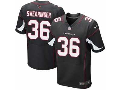 Men's Nike Arizona Cardinals #36 D. J. Swearinger Elite Black Alternate NFL Jersey