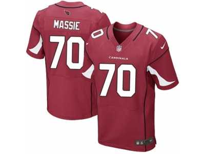 Men's Nike Arizona Cardinals #70 Bobby Massie Elite Red Team Color NFL Jersey