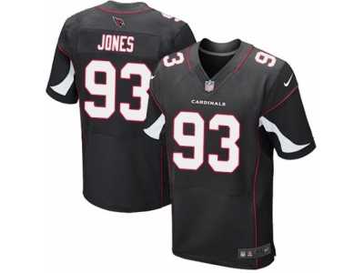 Men's Nike Arizona Cardinals #93 Jarvis Jones Elite Black Alternate NFL Jersey