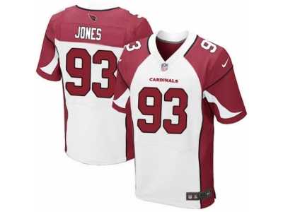 Men's Nike Arizona Cardinals #93 Jarvis Jones Elite White NFL Jersey
