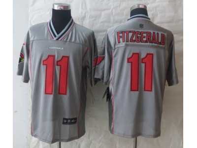 Nike Arizona Cardicals #11 Fitzgerald Grey Jerseys(Vapor Elite)