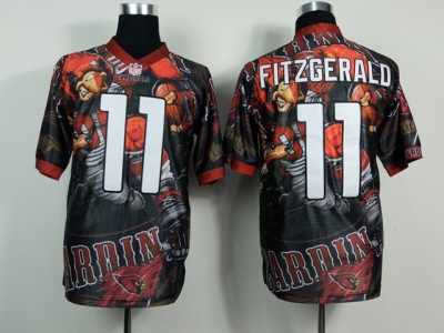 Nike Arizona Cardicals #11 Fitzgerald camo jerseys[Elite Fanatical version]