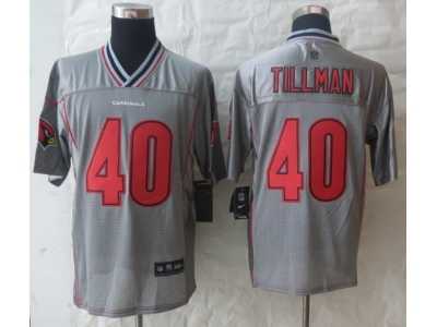 Nike Arizona Cardicals #40 Tillman Grey Jerseys(Vapor Elite)