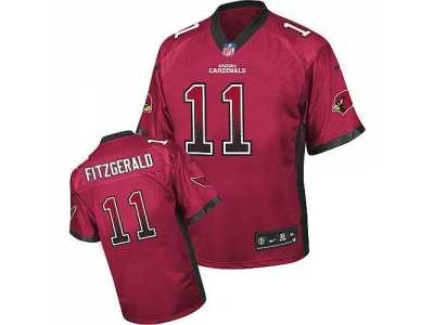 Nike Arizona Cardinals #11 Larry Fitzgerald Red Jersey(Elite Drift Fashion)