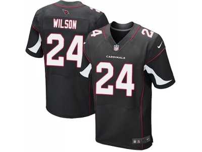 Nike Arizona Cardinals #24 Adrian Wilson Black Jerseys(Elite)
